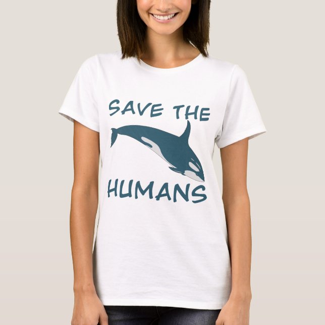 T-shirt Sauvez les humains (Devant)