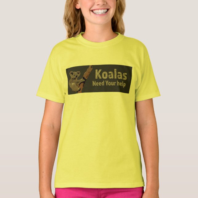 T-shirt Sauvez les Koalas (Devant)