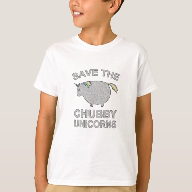 T-shirt Sauvez les licornes de Chubby (Devant)