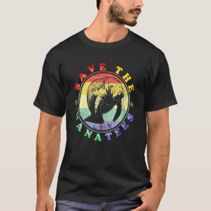 T-shirt Sauvez Les Manatees Aimer Les Manatees Animaux Ret