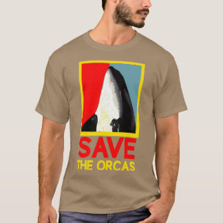 T-shirt Sauvez les orques tueur baleine Panda de mer 2