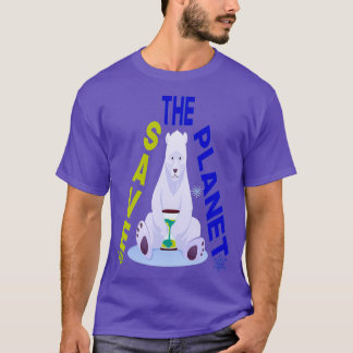 T-shirt Sauvez les ours polaires Sauvez la planète