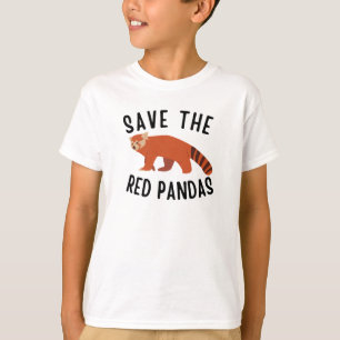 T-shirt Sauvez Les Pandas Rouges