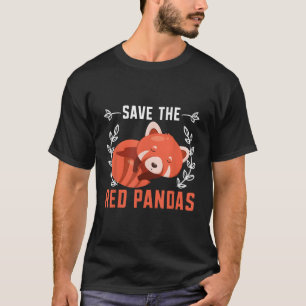 T-shirt Sauvez les Pandas Rouges Ours Whisperer Animaux sa