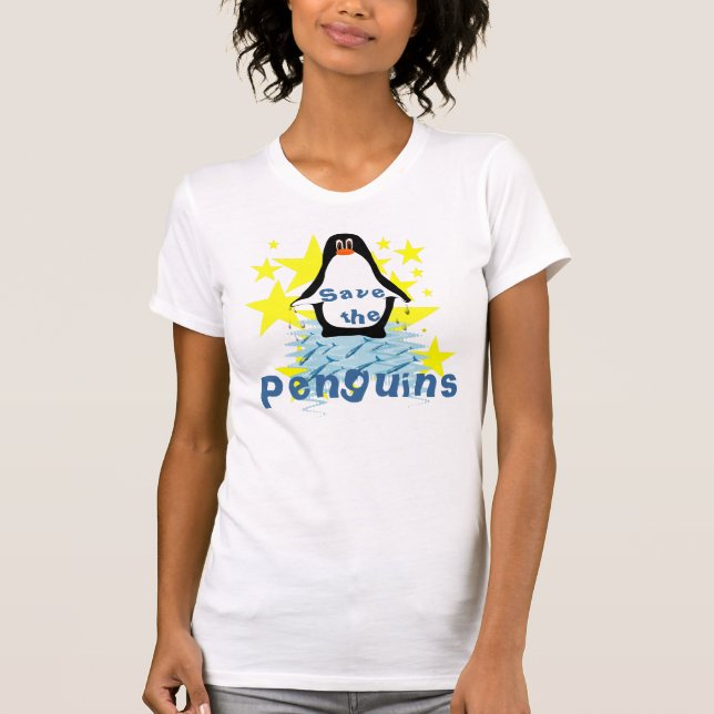 T-shirt Sauvez les pingouins (Devant)