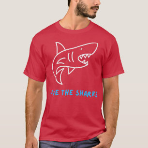 T-shirt Sauvez les requins Protection des animaux de l'océ