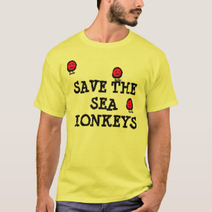 T-shirt Sauvez les singes de mer