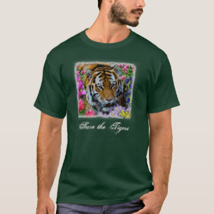T-shirt Sauvez les tigres