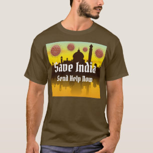 T-shirt Sauvez l'Inde de Covid-19