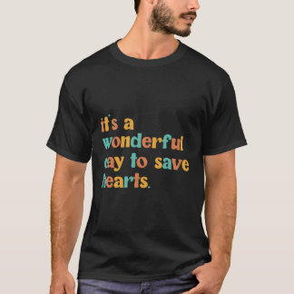 T-shirt Sauvez L'Infirmière Cvicu Soins cardiovasculaires