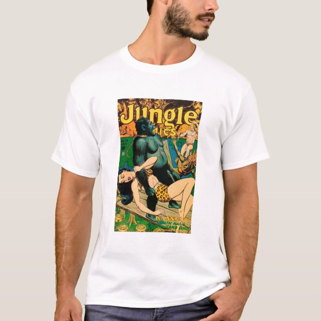 T-shirt Sauvez-moi - Gorilla - Tarzan - Jungle Boy - Marai (Devant)