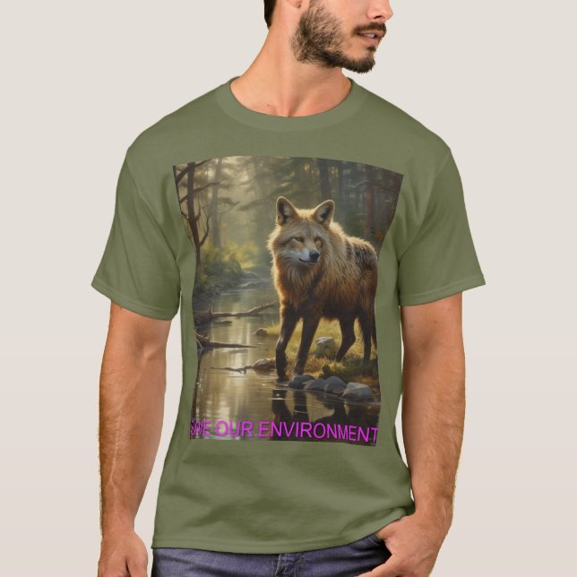 T-shirt Sauvez notre environnement (Devant)