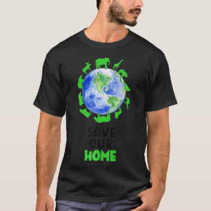 T-shirt Sauvez notre maison Animaux Conservation de la fau