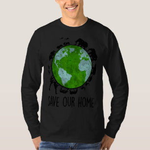 T-shirt Sauvez notre maison Animaux Jour des terres Planèt