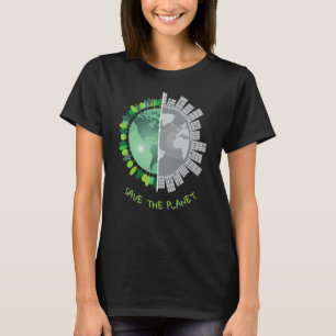 T-shirt Sauvez notre planète Réchauffement climatique Chan