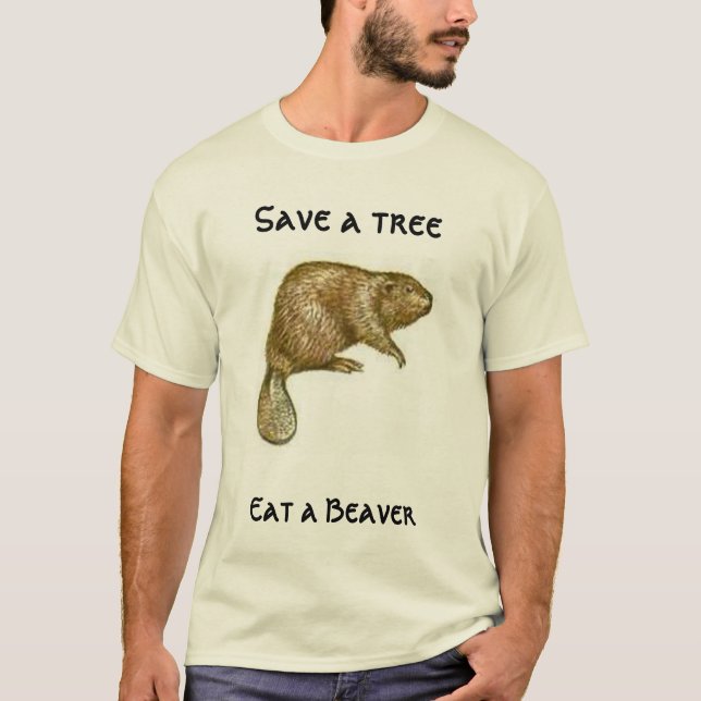 T-shirt Sauvez un arbre (Devant)