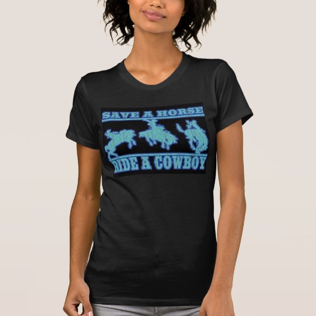 T-shirt sauvez un cheval (Devant)