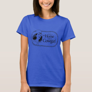 T-shirt Sauvez un cheval. Ride une cow-girl.
