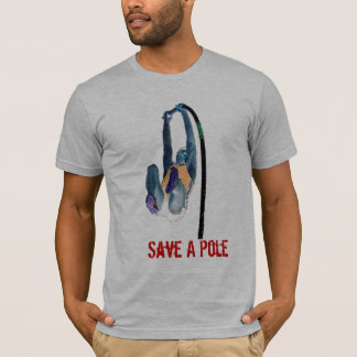 T-shirt Sauvez un poteau, montez un sauteur