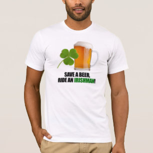 T-shirt Sauvez Une Balade De Bière Un Irlandais !