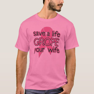 T-shirt Sauvez une vie, cherchez votre épouse ($21,95)