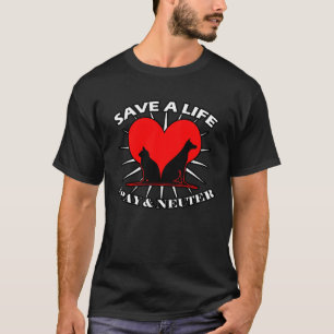 T-shirt Sauvez Une Vie Spirale Et Neutre
