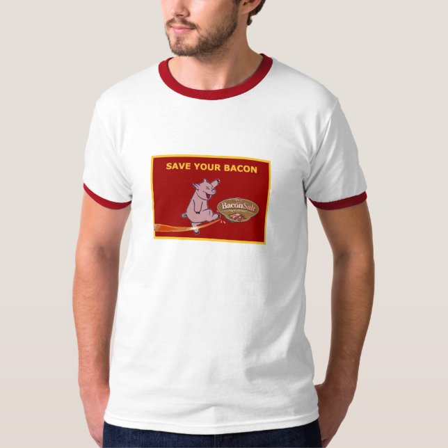 T-shirt Sauvez votre lard (Devant)