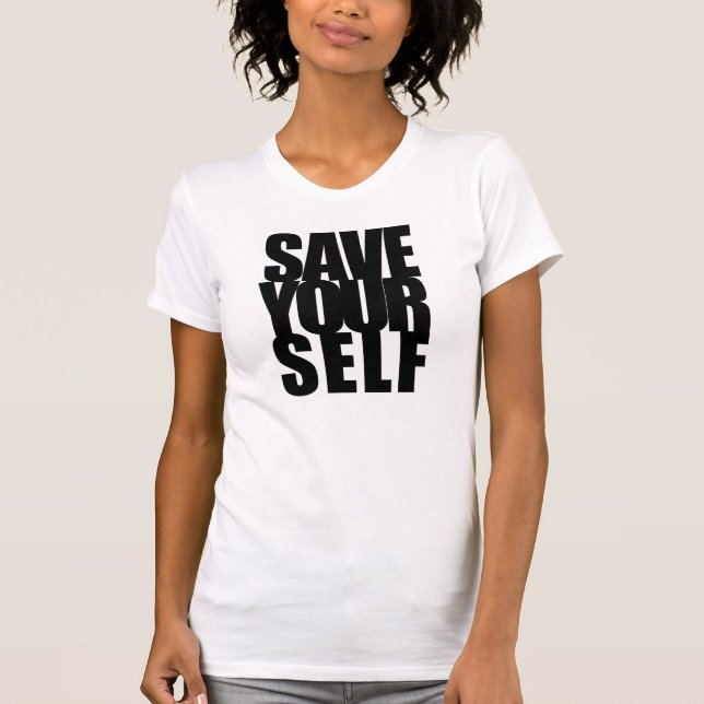 T-shirt Sauvez-vous (Devant)