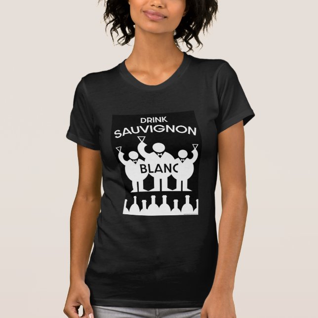 T-shirt Sauvignon Blanc Vin Drinker (Devant)