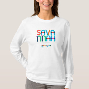T-shirt Savannah Georgia Mid Century, Pop Art,