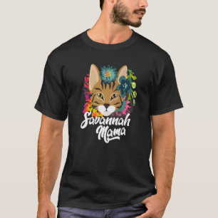 T-shirt Savannah Maman Savannah Chat Chaton Matou Chats