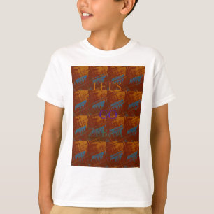 T-shirt Savannah Safari Lets Go Zebra Hakuna Matata mot