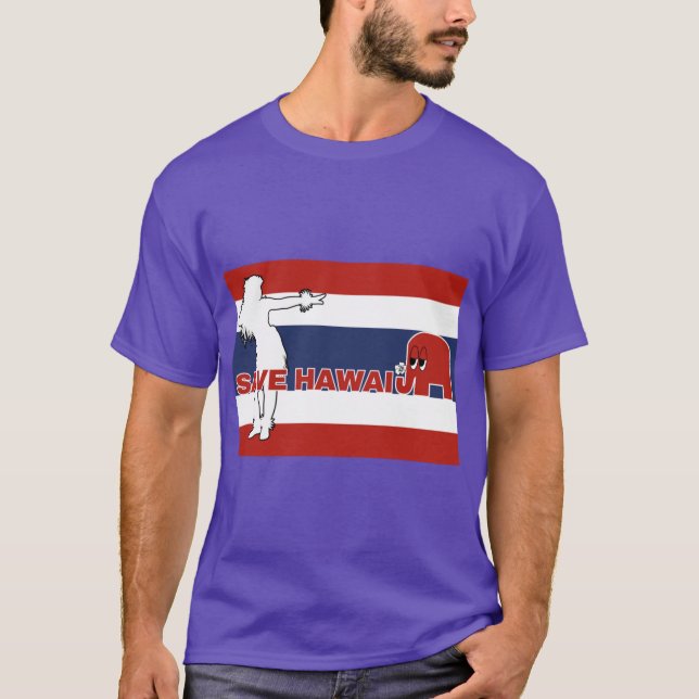 T-shirt Save Hawaii and Vote Republican (Devant)