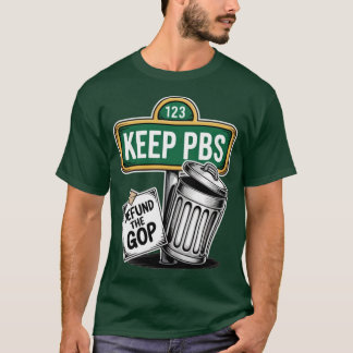 T-shirt Save PBS (3)