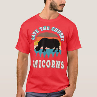 T-shirt Save the chubby unicorns