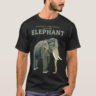 T-shirt Save the Elephants Protect out beautiful wildlife