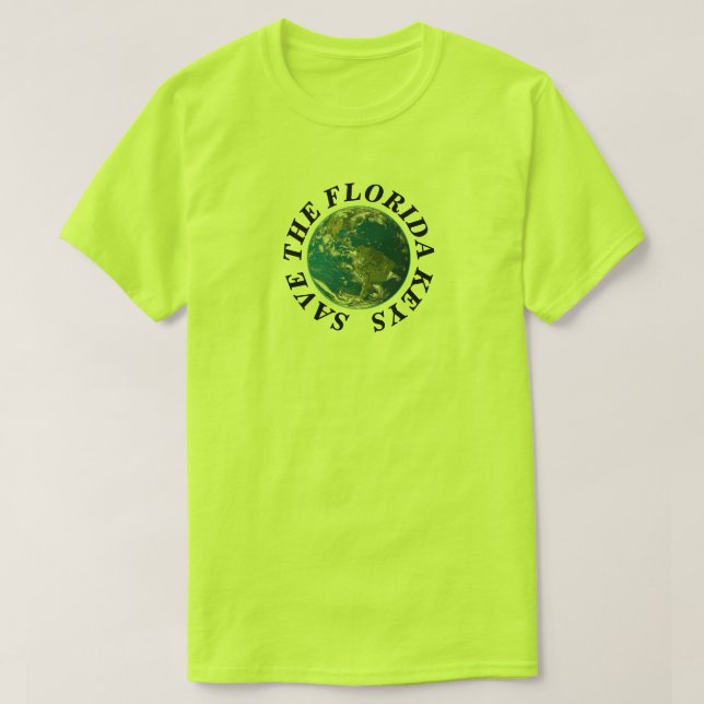 T-shirt Save The Florida Keys (Design devant)