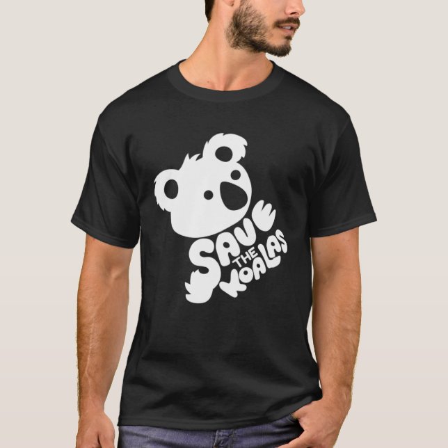 T-shirt Save the Koalas Charity Koala (Devant)