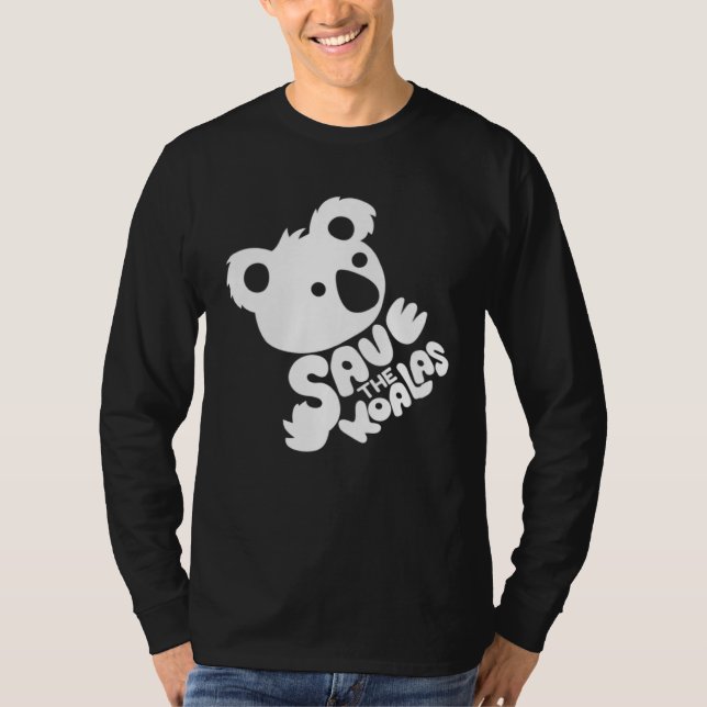 T-shirt Save the Koalas Charity Koala (Devant)