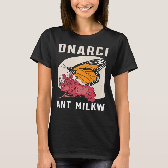 T-shirt Save The Monarchs Plant Milkweed Butterfly Nature  (Devant)