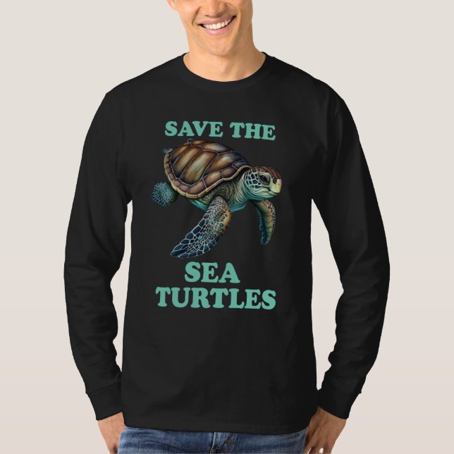 T-shirt Save The Sea Turtle (Devant)