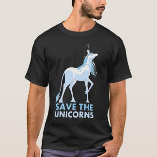 T-shirt Save the Unicorns friends gift
