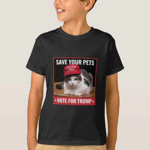 T-shirt Save Your Pets Vote for Trump US Election Citation