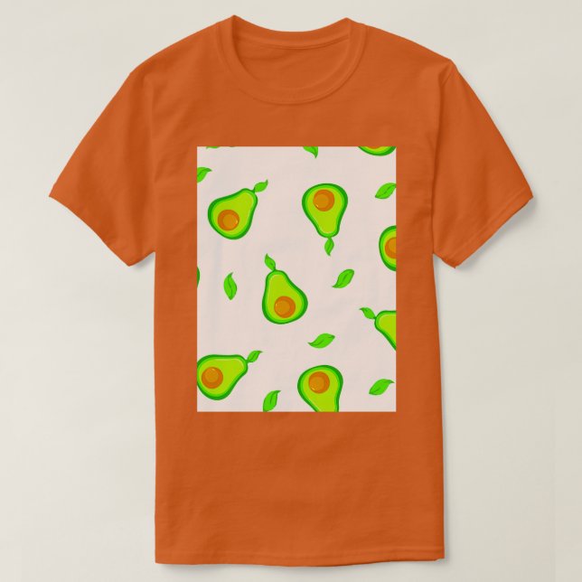 T-shirt Saveur estivale exotique Avocado (Design devant)