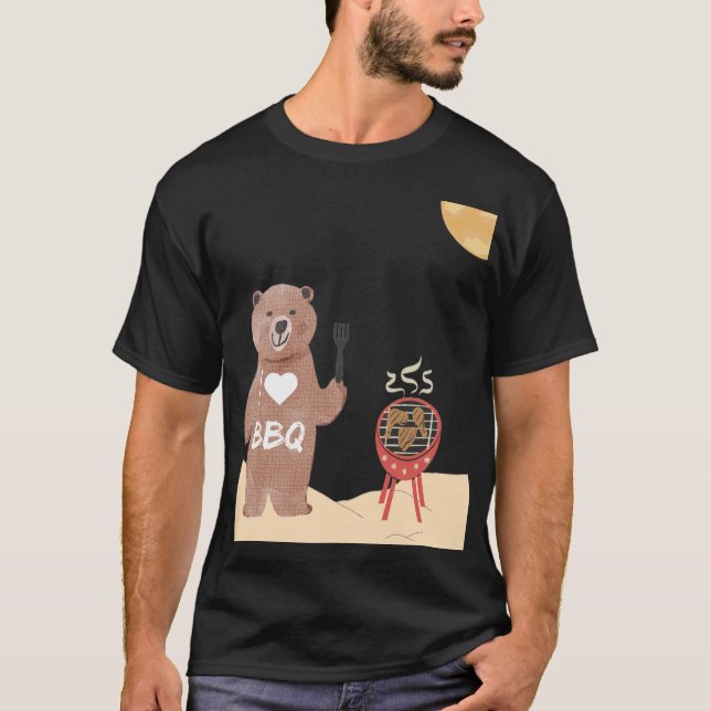 T-shirt Saveurs grillées : un voyage dans le monde du barb (Devant)