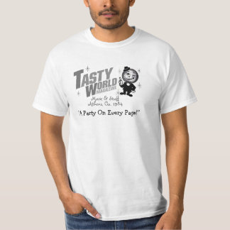T-shirt savoureux de magazine du monde