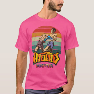 T-shirt Sawadee Thai traditionnel Sak Yant Thai Twin Tiger
