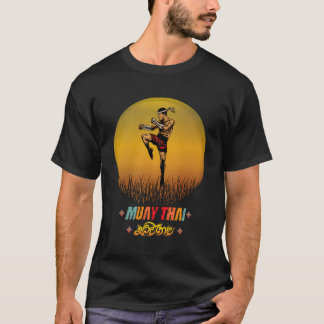 T-shirt Sawadee Thai traditionnel Sak Yant Thai Twin Tiger