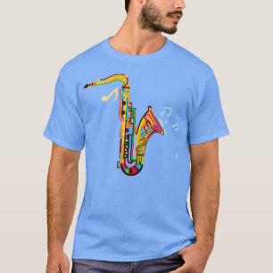 T-shirt Saxaphone  Funny Gifts Musical Instrument 