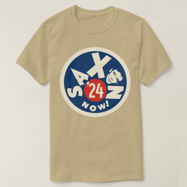 T-shirt Saxon maintenant (Design devant)